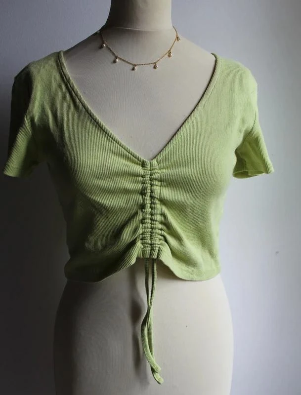 Mint green court/crop top Zara – photo 4